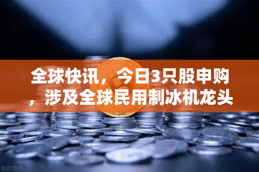全球快讯，今日3只股申购，涉及全球民用制冰机龙头—欧易交易所官网深度解析